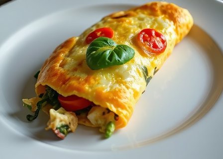 Vegetable omelette recipe