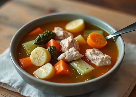 Chicken vegetable soup